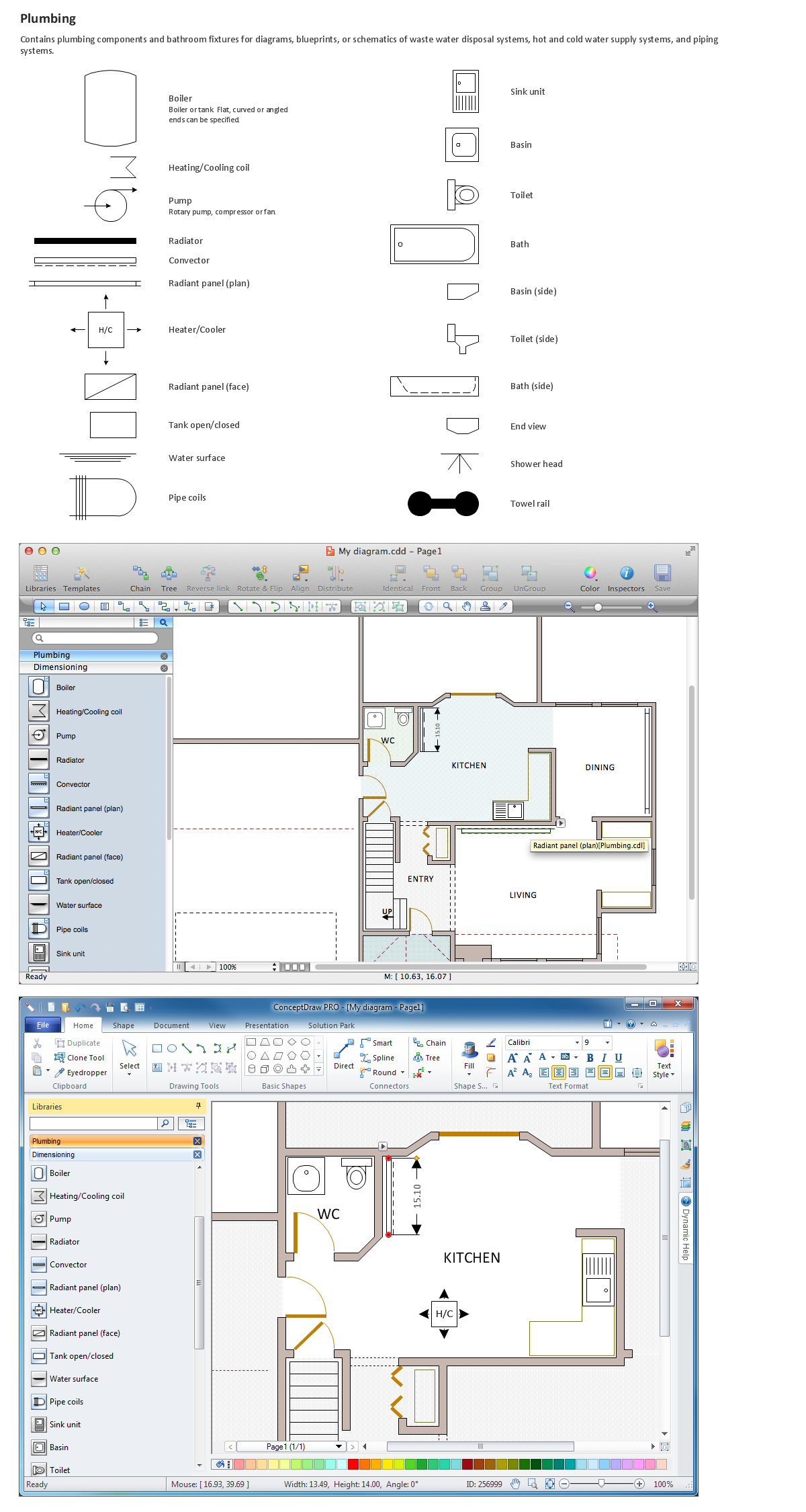 Plumbing Symbols For Architectural Drawings