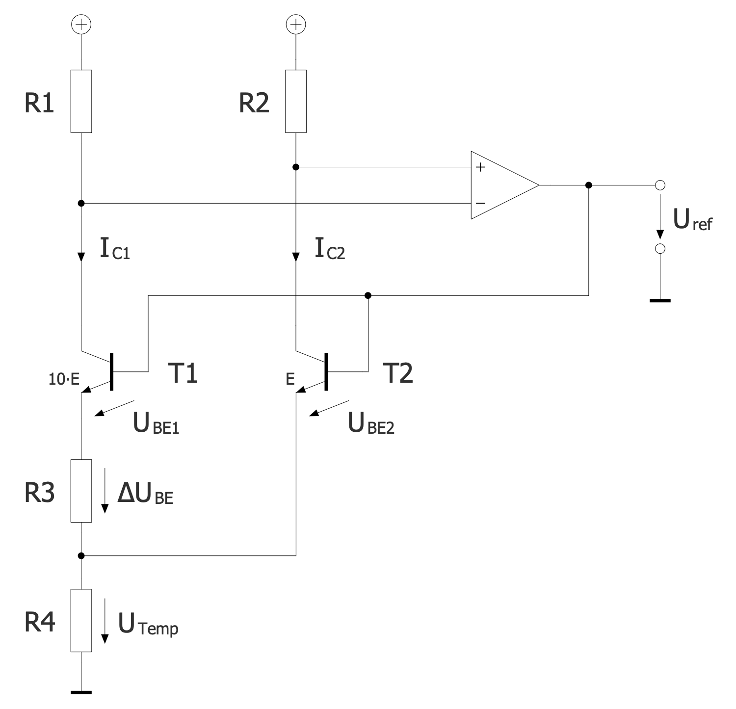 Analog Circuits - Band Gap Reference Circuit