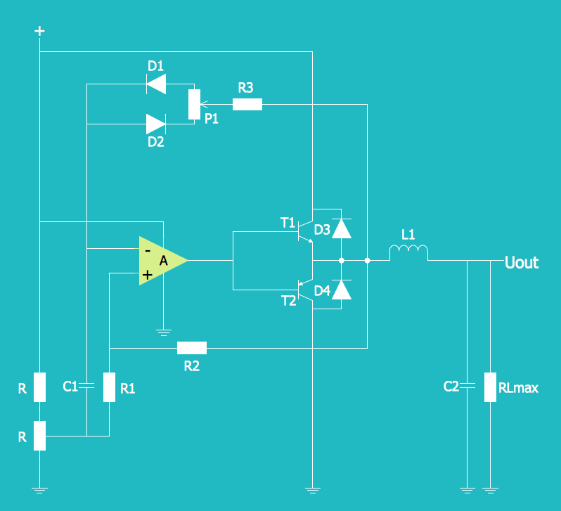 Electrical Diagram using electrical symbols