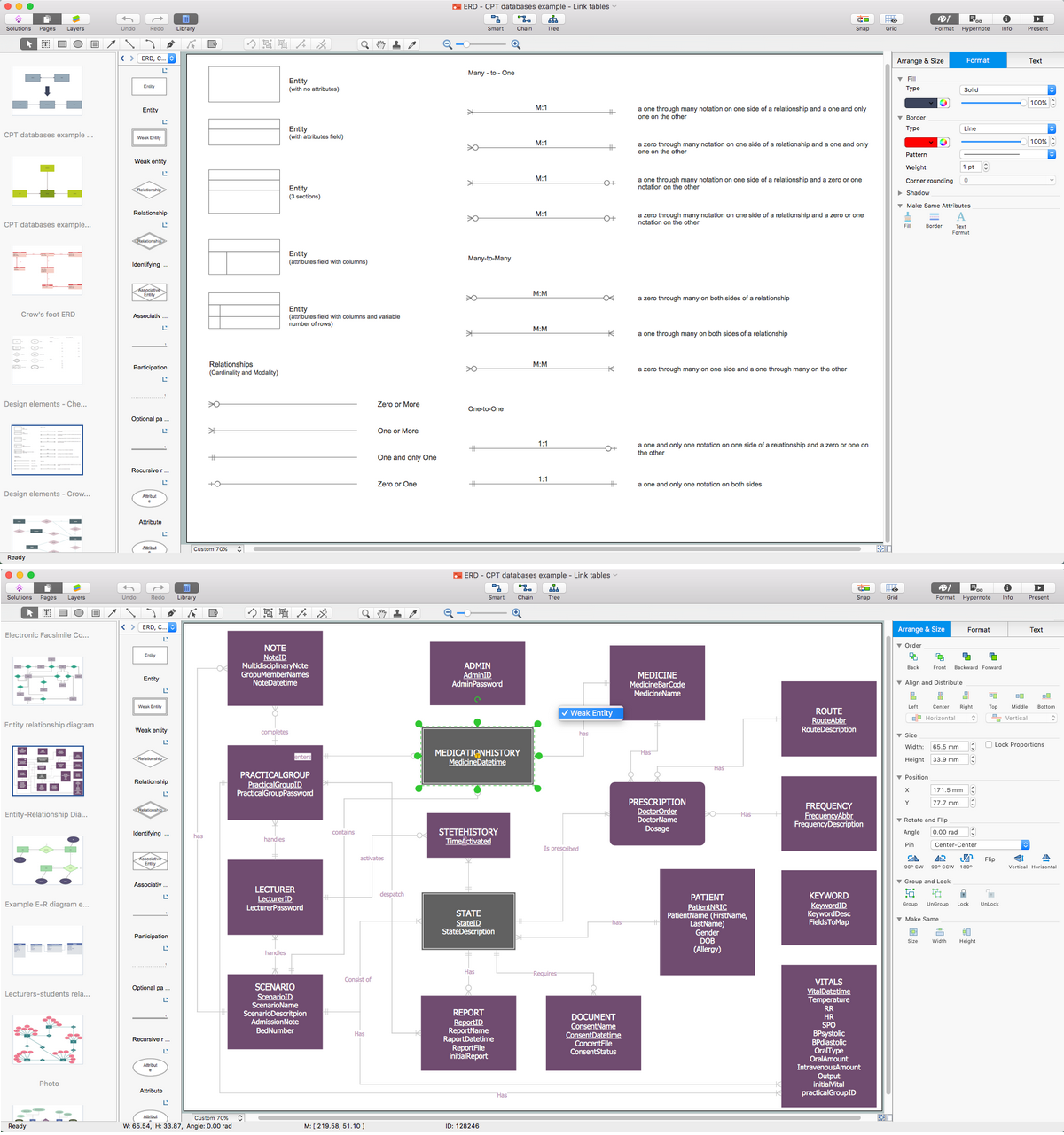 Entity Relationship Diagram Software for Mac | Professional ERD Drawing