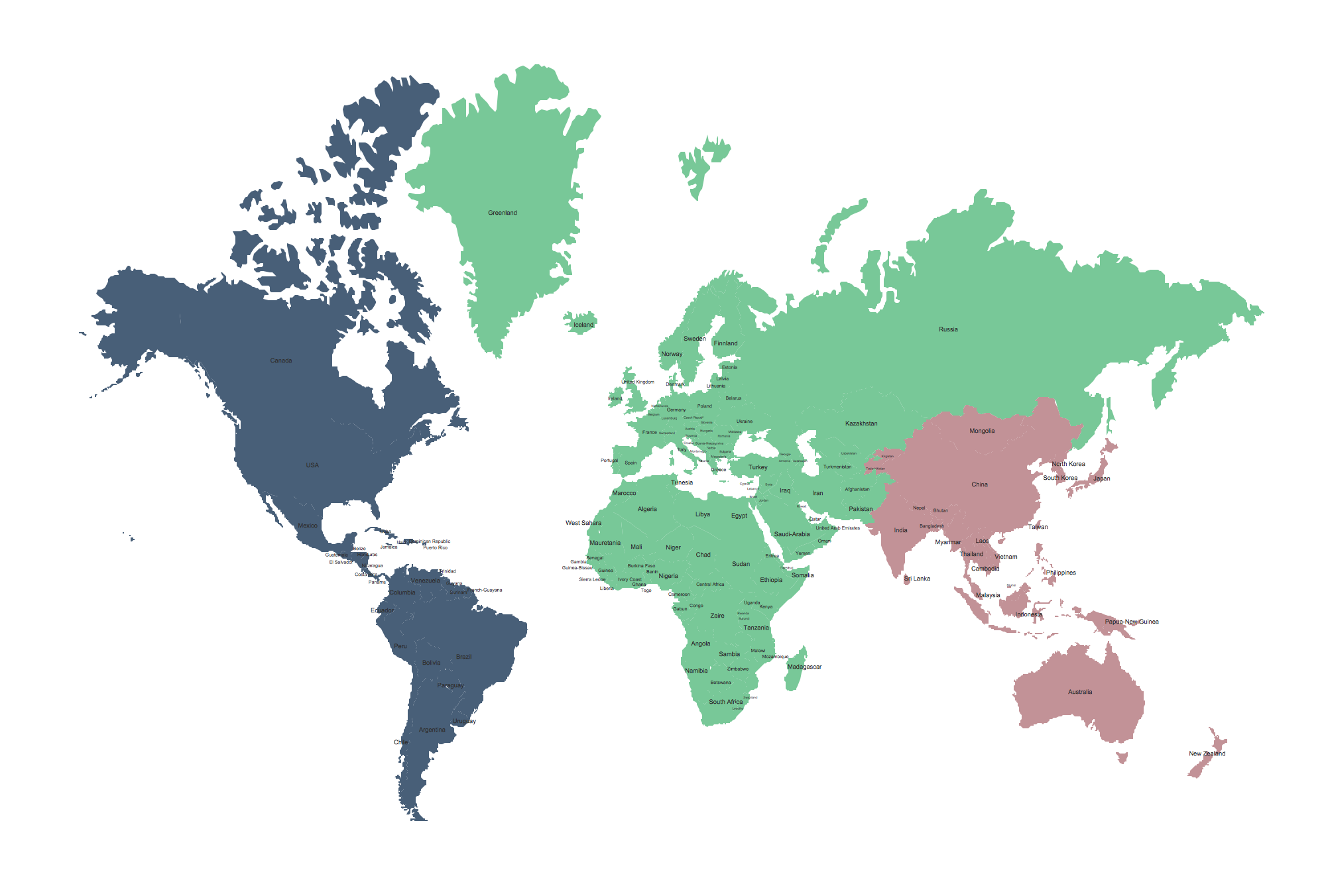 world map software