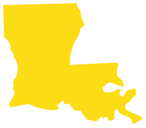 Geo Map — USA — Louisiana *