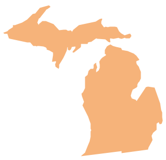 Geo Map - USA - Michigan