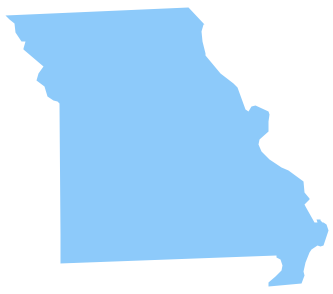 Geo Map - USA - Missouri *