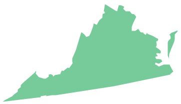 Geo Map — USA — Virginia *