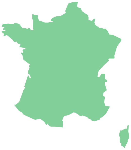 Geo Map — Europe — France *