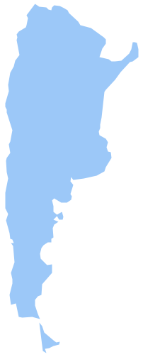 Geo Map - South America - Argentina *