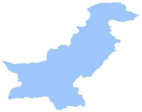 Geo Map - Asia - Pakistan *