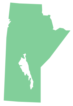 Geo Map - Canada - Manitoba