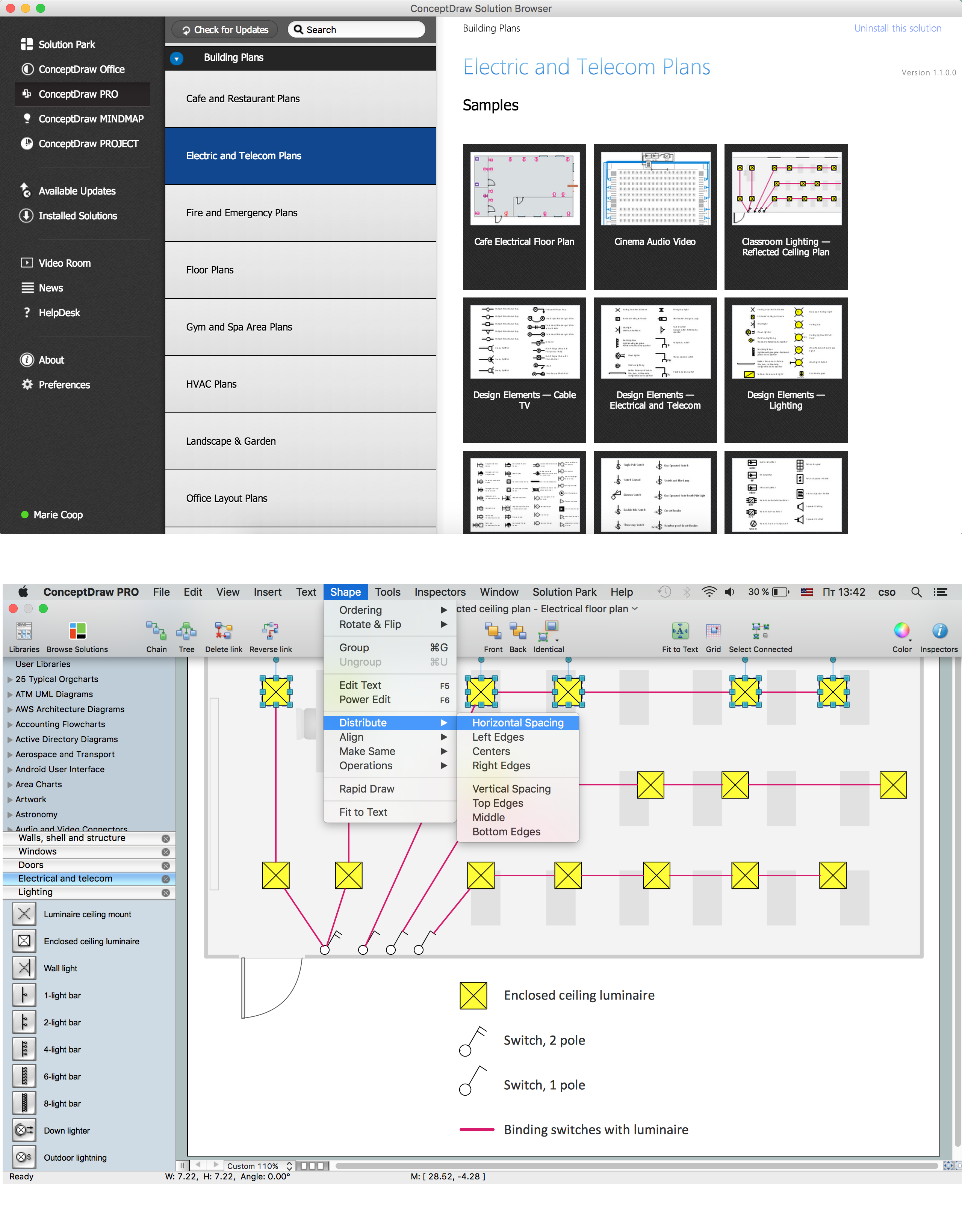 Electrical Wiring Diagram Software Free from www.conceptdraw.com