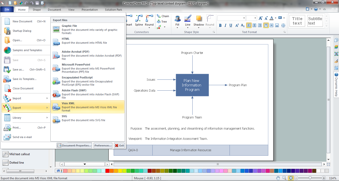 IDEF0 Visio