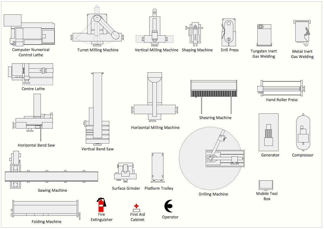 Interior Design Machines And Equipment Design Element