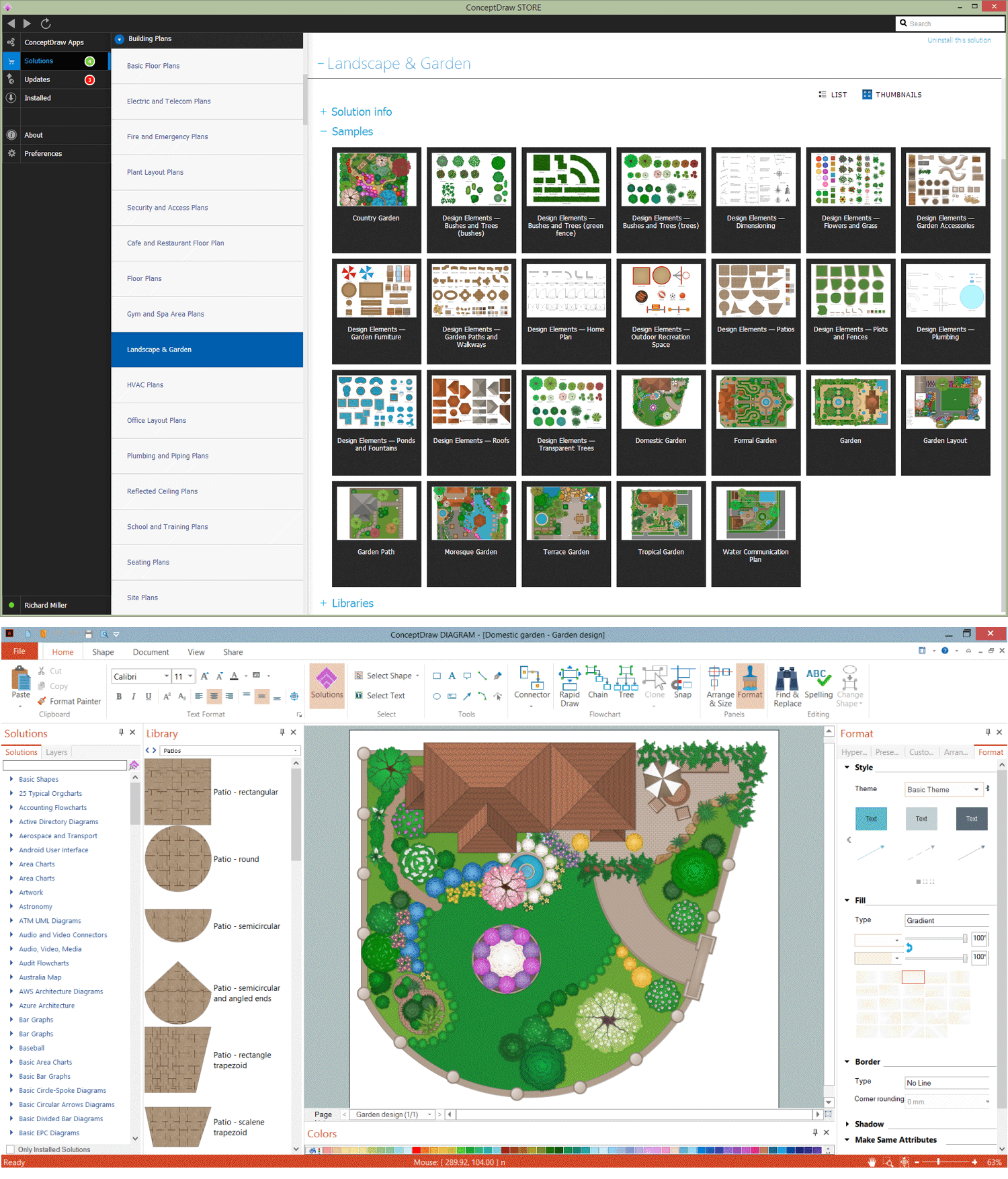 Landscape & Garden Solution as Landscape Drawing Tool