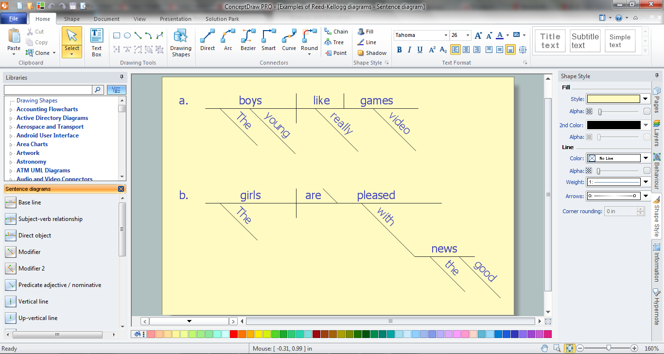 sentence diagramming app for mac