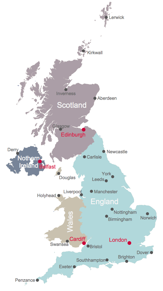 United Kingdom Map