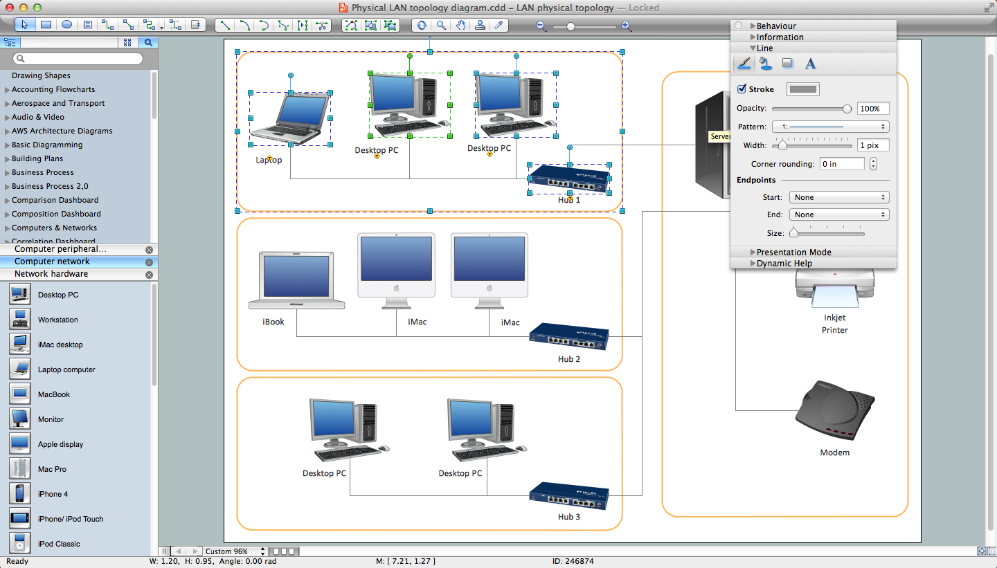 Network Diagram Software for Mac OS X and Windows