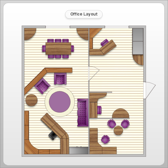 Office Layout and Design Floor Plan Example