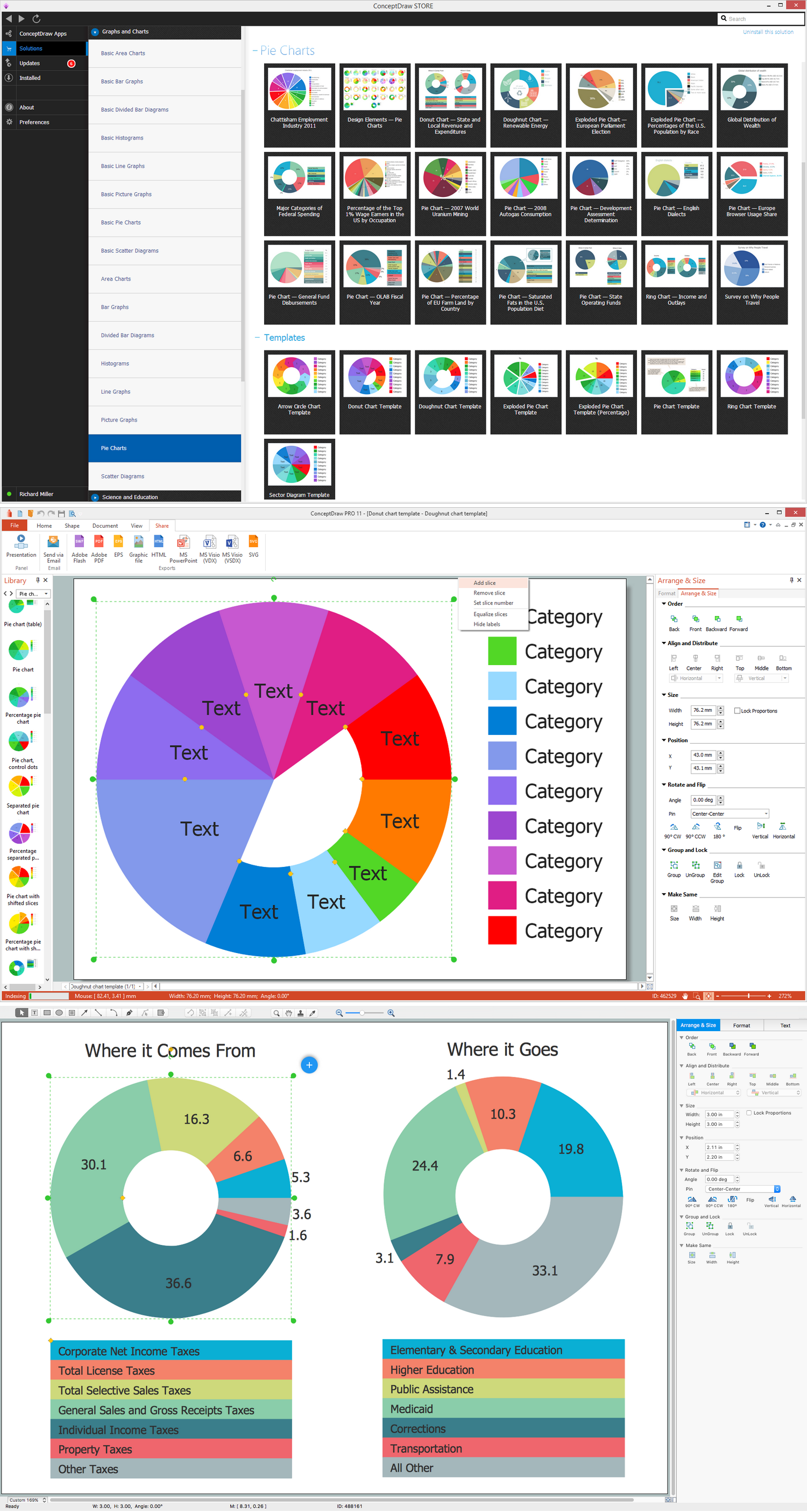 Donut Chart  Templates