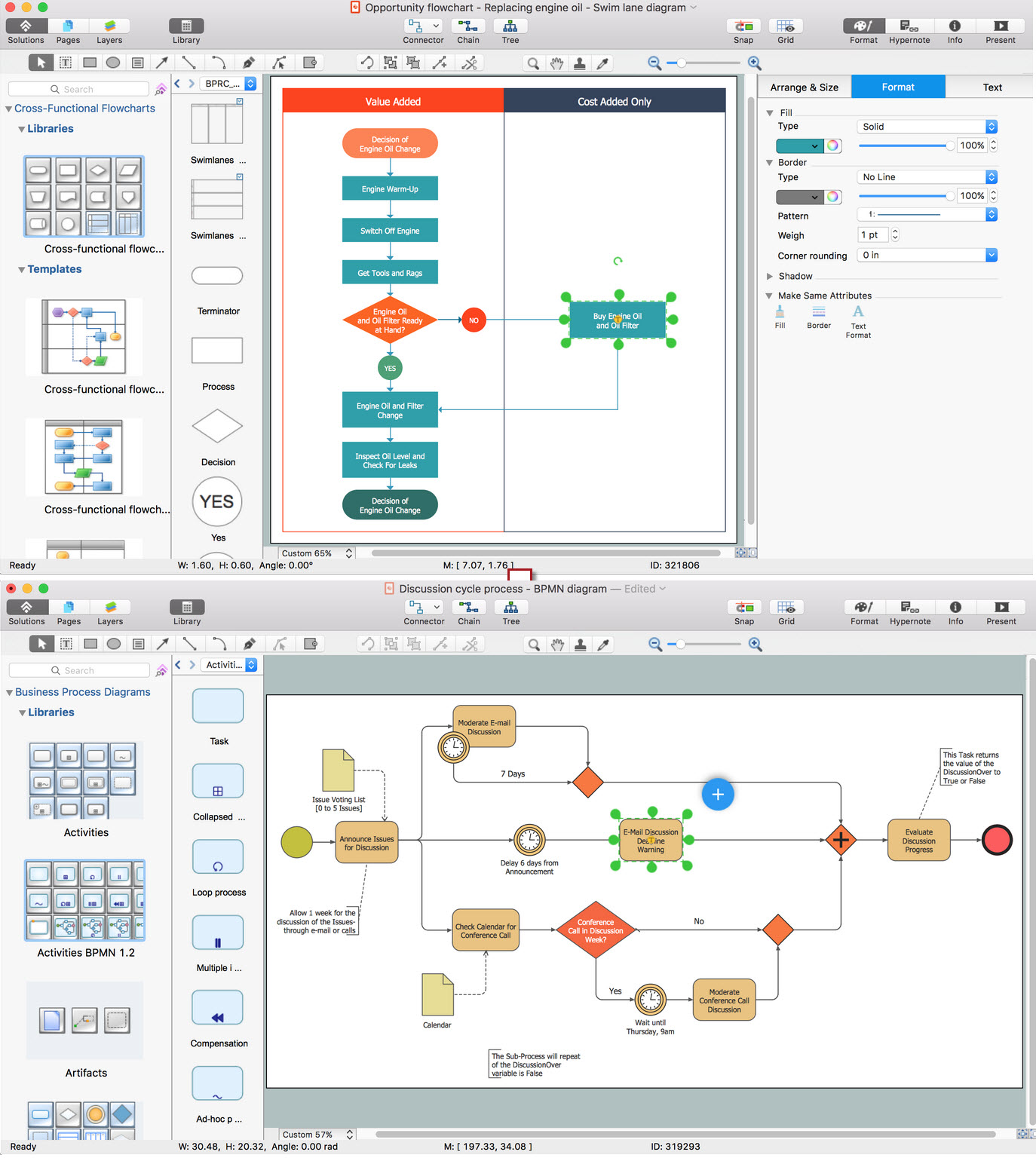 Flow Chart Excel Mac