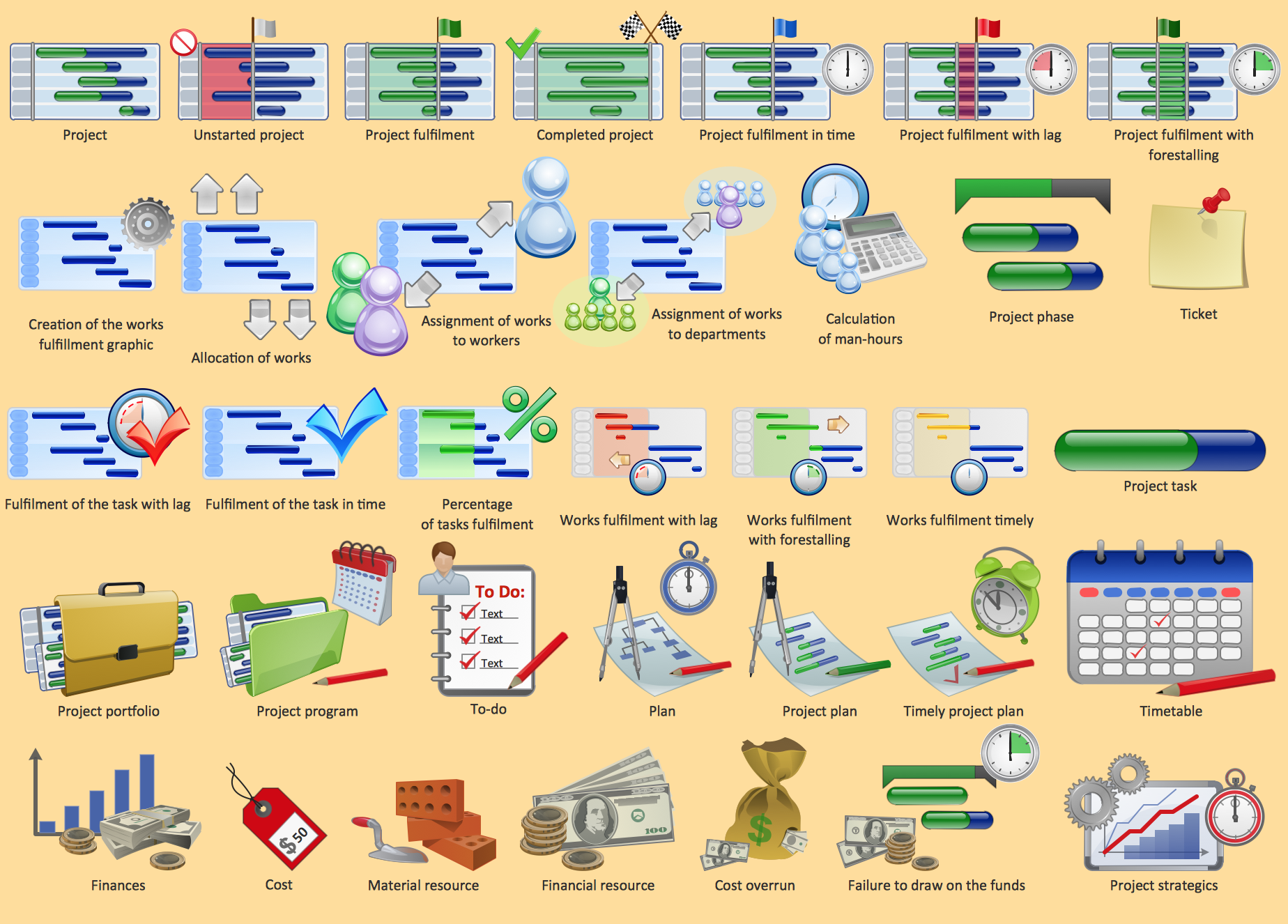 project planning clipart