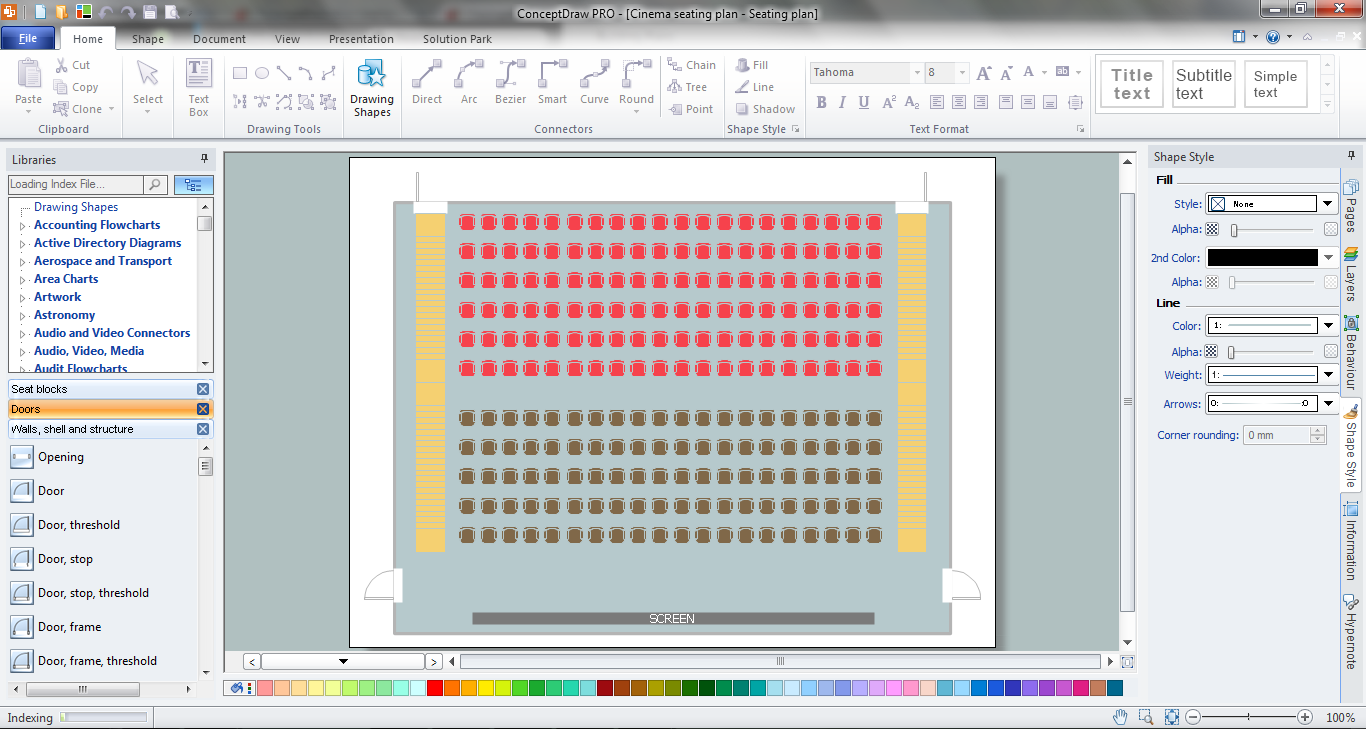 Seating Plan Template from www.conceptdraw.com