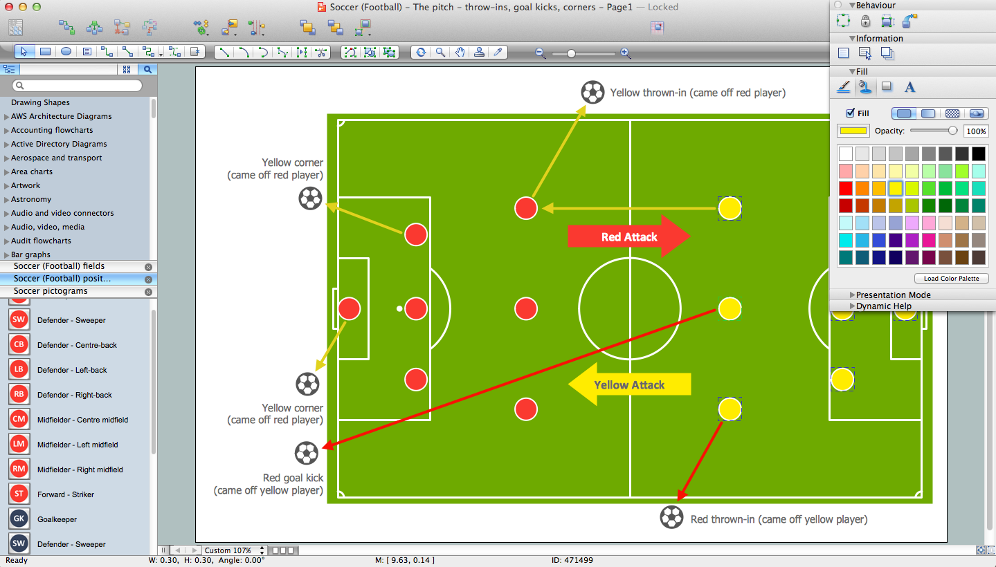 Soccer (Football) Diagram Software