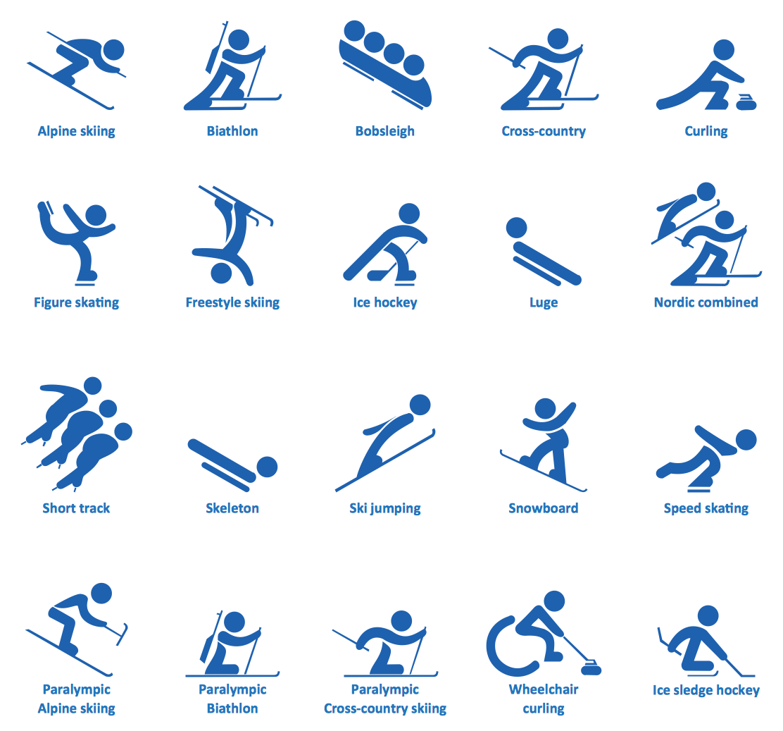 Winter Sports - Design elements