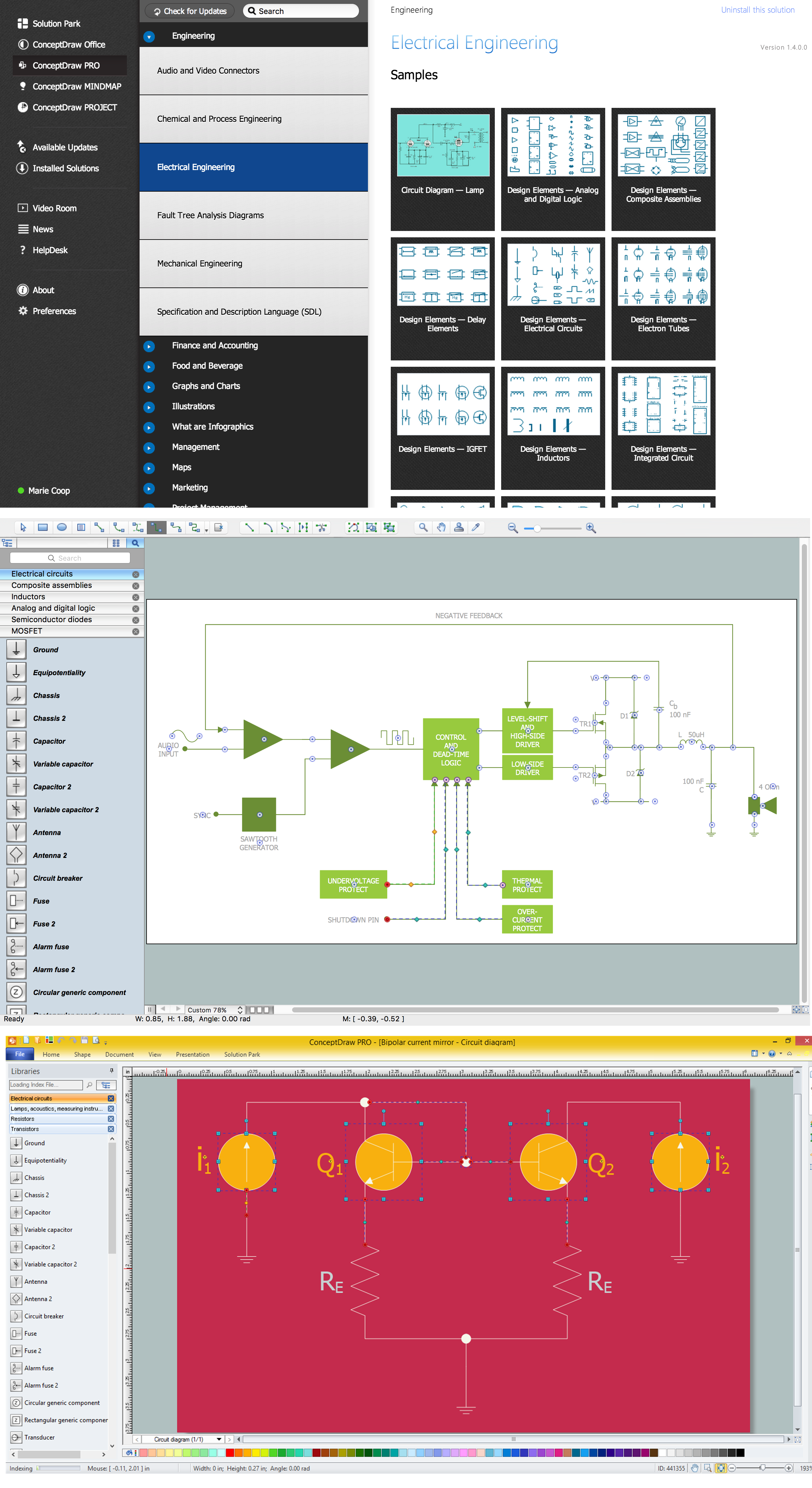 Schematic Electrical Wiring Diagram House from www.conceptdraw.com