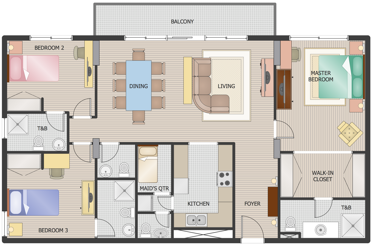 Animal Sketch Draw Floor Plan for Beginner