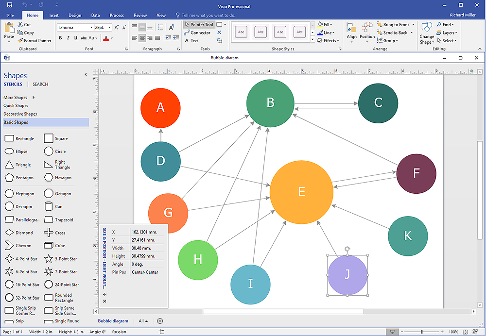 bubble-diagram-export-to-visio