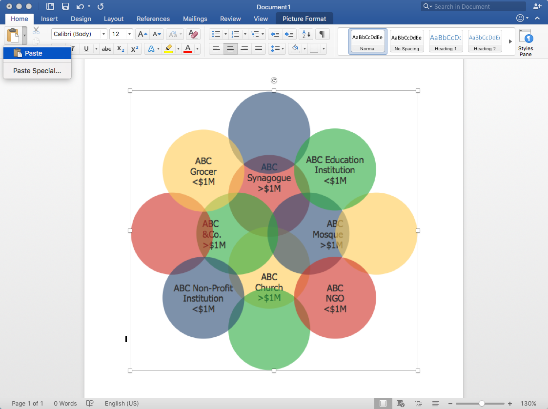 How To Make A Bubble Chart In Word