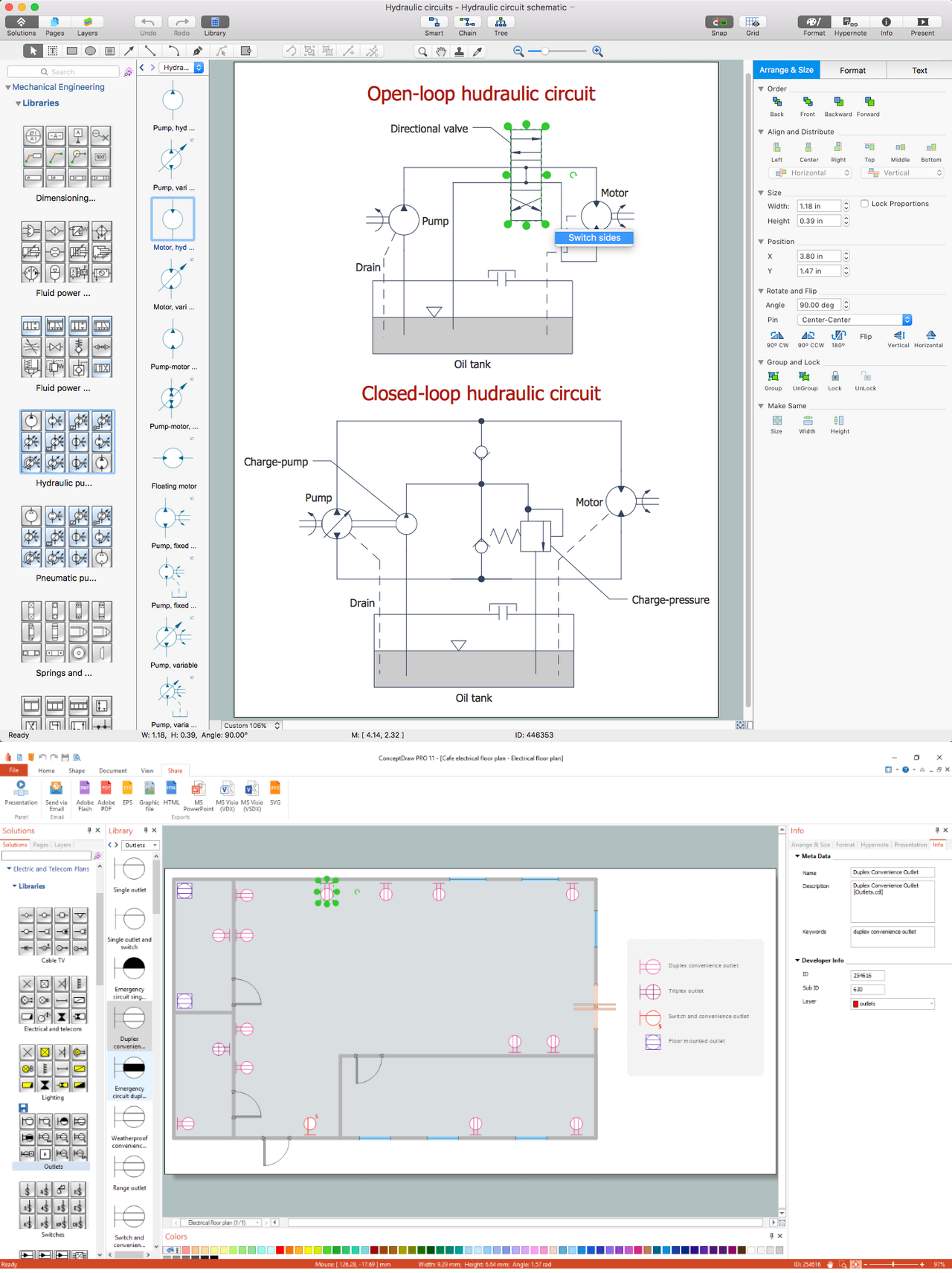 Best Electrical Schematic Drawing Software Wiring Flow Line