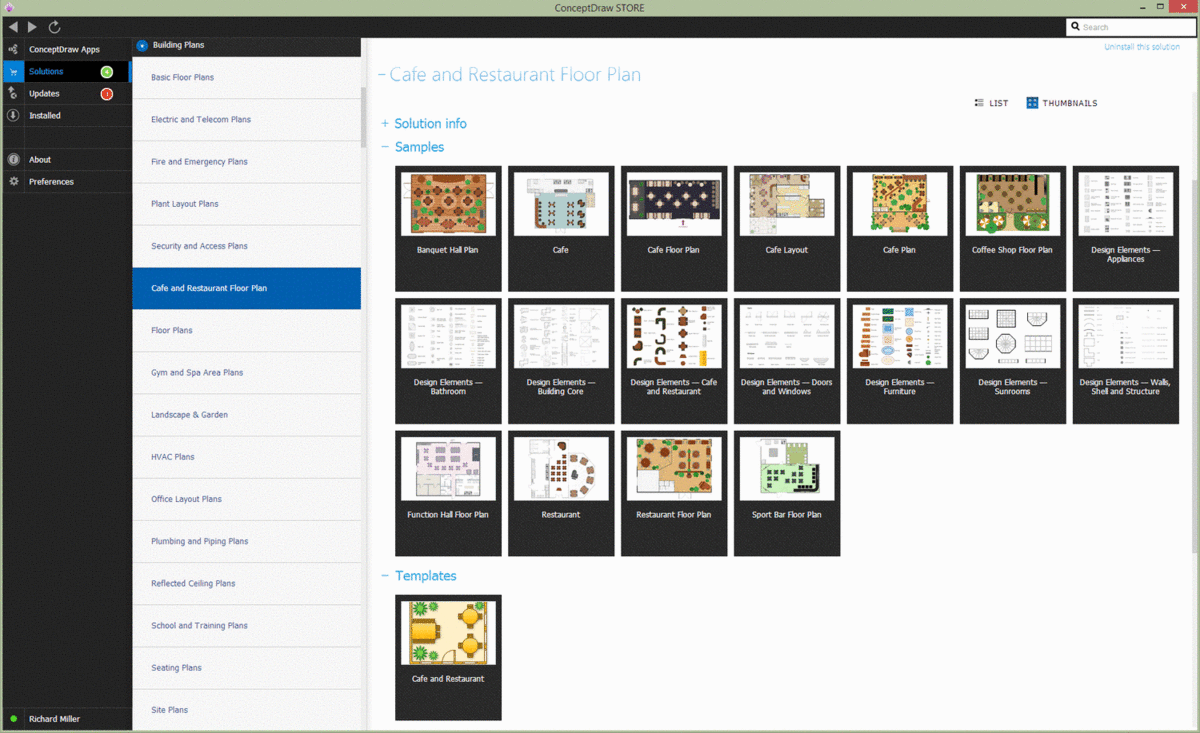 Café Floor Plan Design Software
