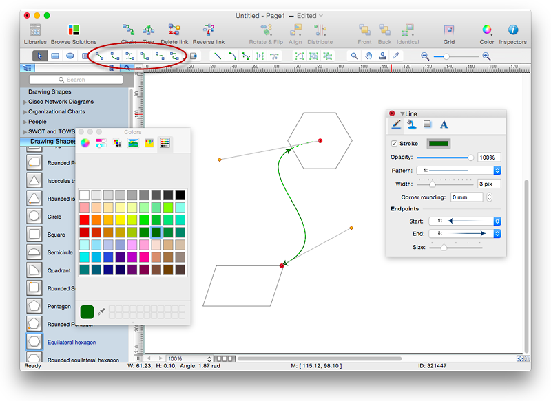 conceptdraw connectors