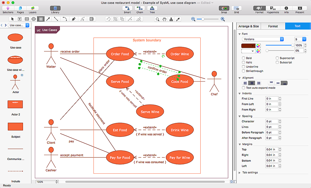 How to Add Text to a Connector in ConceptDraw PRO