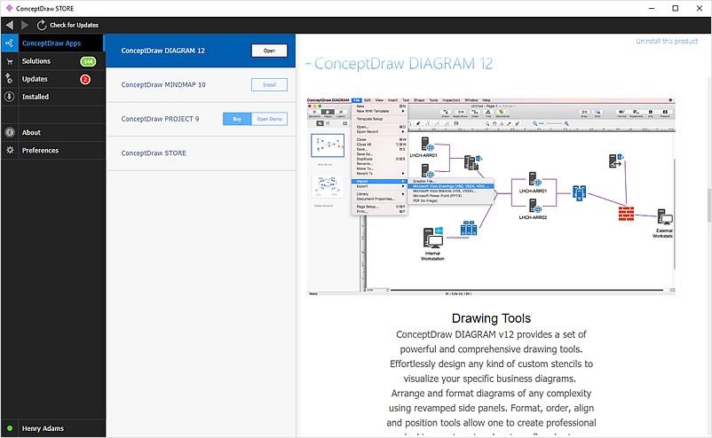 ConceptDraw STORE — ConceptDraw Applications *