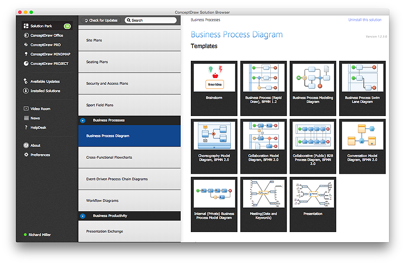 Business graphic templates
