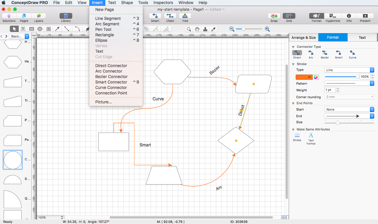 conceptdraw connectors