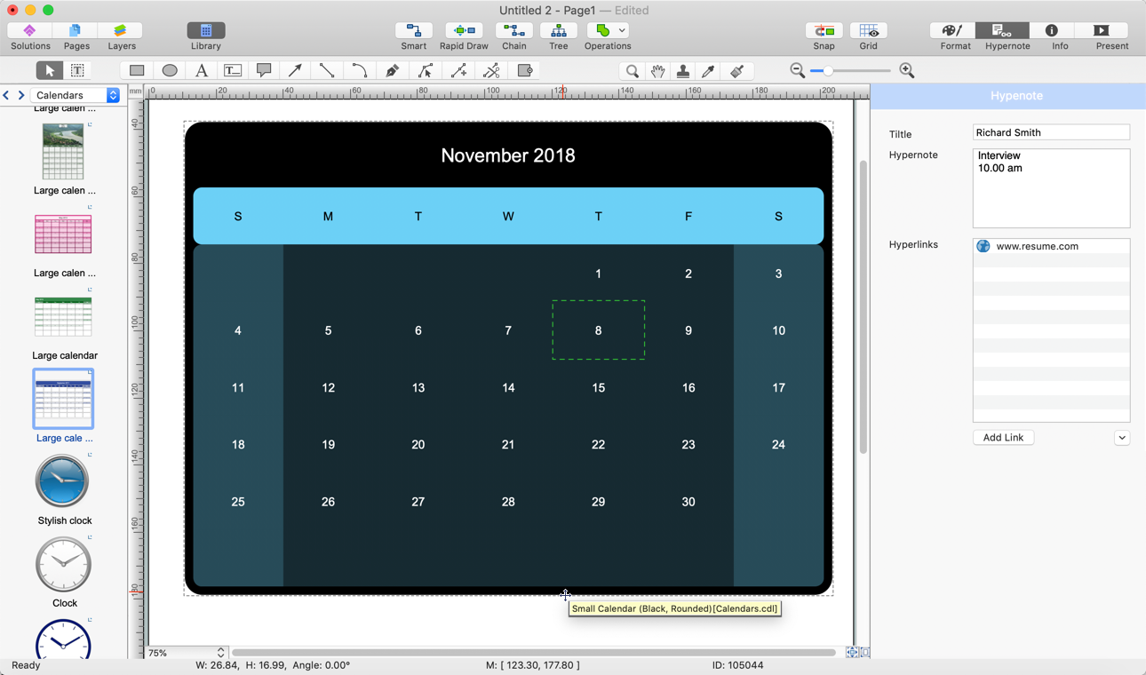 Create Calendar Chart