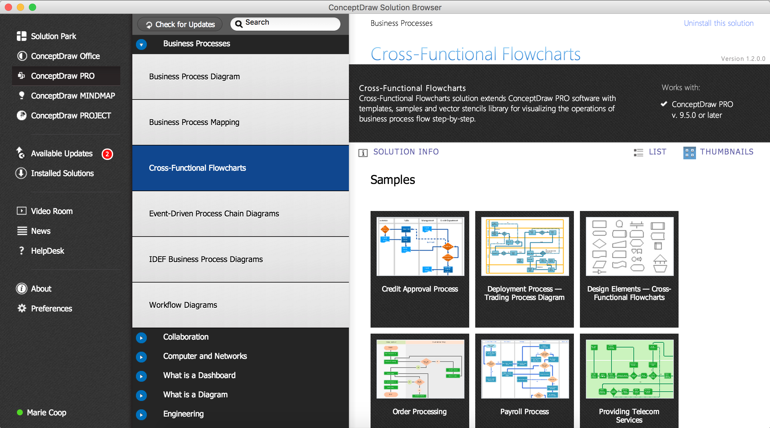 Cross Functional Flowchart Solution with ConceptDraw STORE Cross Functional Flowchart Solution with ConceptDraw STORE