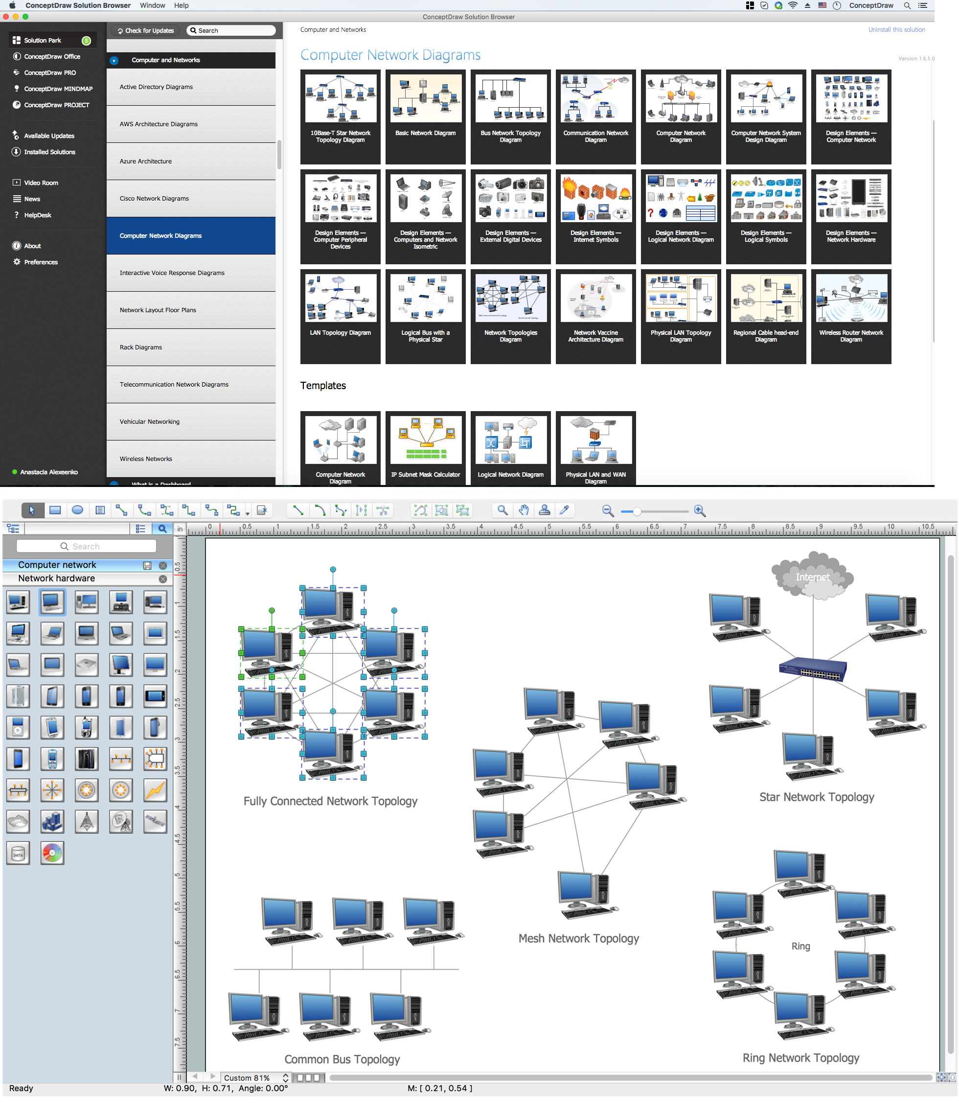 Computer Network Diagrams solution and Network Topology Computer Network Diagrams solution and Network Topology
