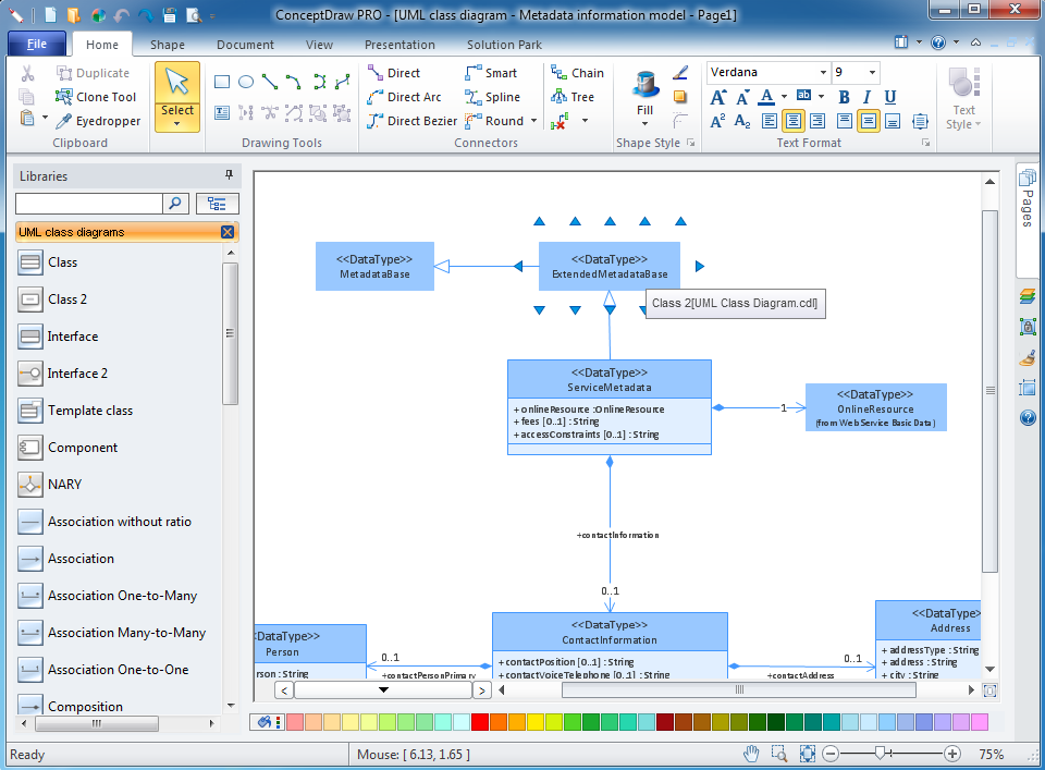 UML class diagram software for windows