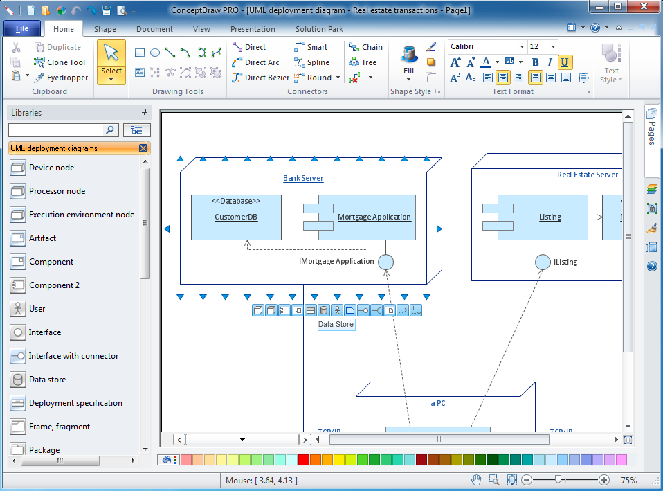 UML deployment diagram software for windows UML deployment diagram software for windows