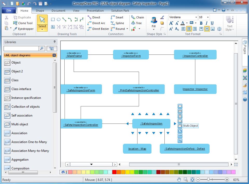 UML object diagram software for windows