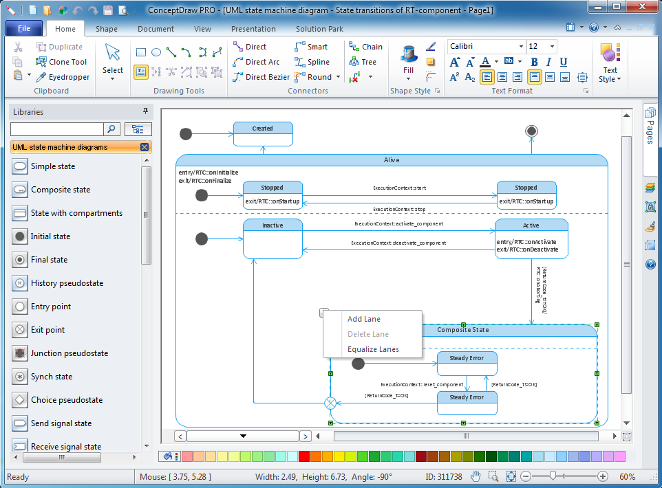UML state machine diagram software for windows UML state machine diagram software for windows