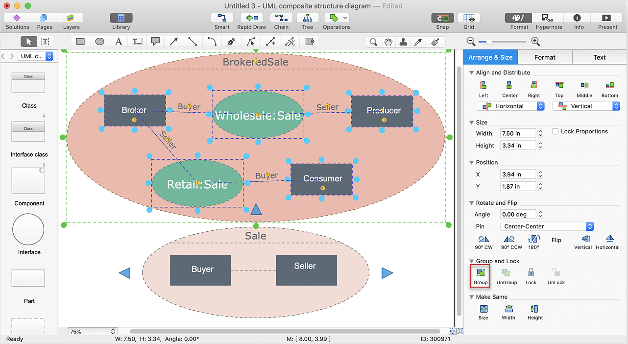 Edit Grouped  Objects in ConceptDraw DIAGRAM