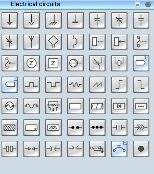 simple circuit symbols