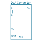 4-bit d/a converter