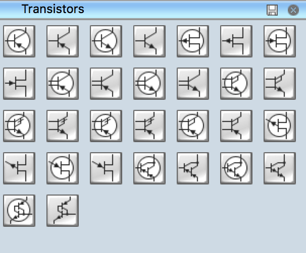 Electrical Symbols — Transistors Electrical Symbols — Transistors