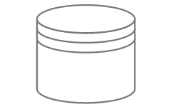Database cylinder flowchart symbol representing stored system data